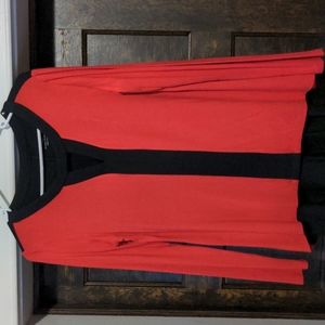 Red and black Grace blouse M